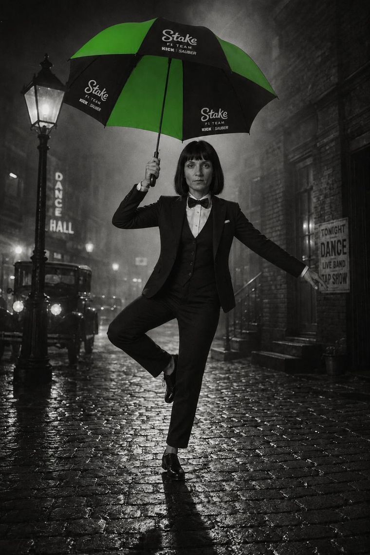 Personal brand visual in cinematic black-and-white styling